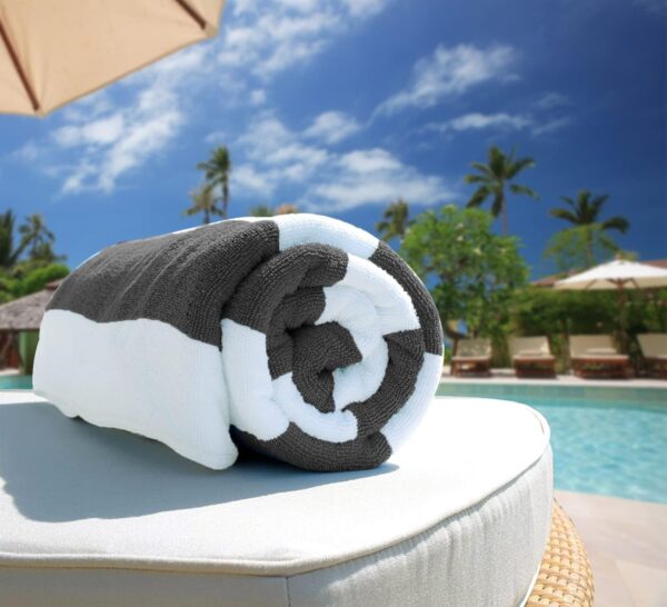 Cabana Stripe Beach & Pool Towels 30x60 Inches - Image 6