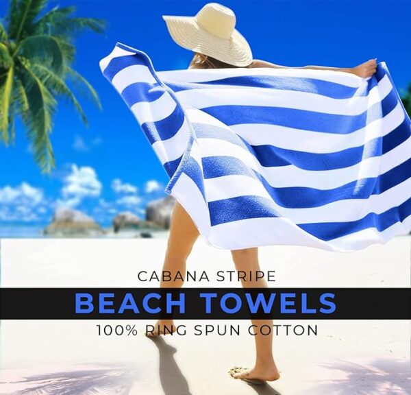 Cabana Stripe Beach & Pool Towels 30x60 Inches - Image 8