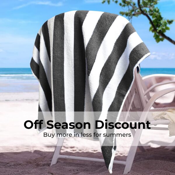 Cabana Stripe Beach & Pool Towels 30x60 Inches - Image 15