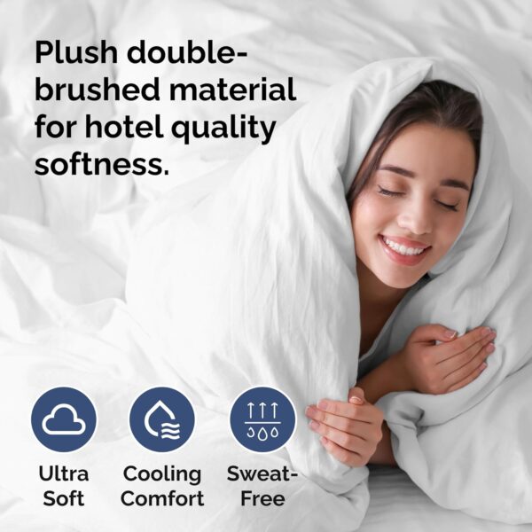 Euro. Bedding Soft Bed Sheet Fitted - Image 5