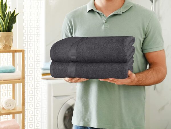 𝐊𝐢𝐧𝐠 𝐓𝐨𝐰𝐞𝐥 𝟗𝟎𝐱𝟏𝟖𝟎𝐜𝐦 𝟗𝟓𝟎𝐠𝐦 - Bathsheet 100% Cotton - Image 8