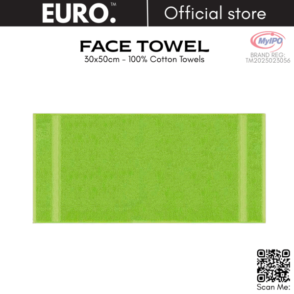 EURO Face Towel 30x50cm High Quality Cotton Yarn - Image 8